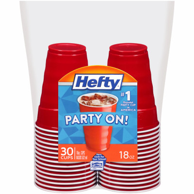 Easy Grip Party Cups, 18 oz., 30-Ct.