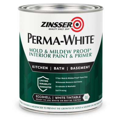 Perma-White Mold/Mildew-Proof Interior Paint, 1-Qt.