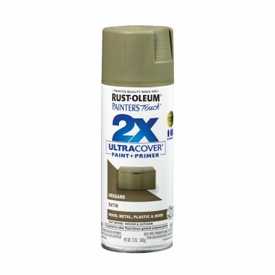 Painter's Touch 2X Spray Paint, Satin Oregano, 12-oz.
