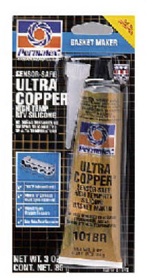 Ultra Copper® RTV Silicone Gasket Maker, 3 oz.