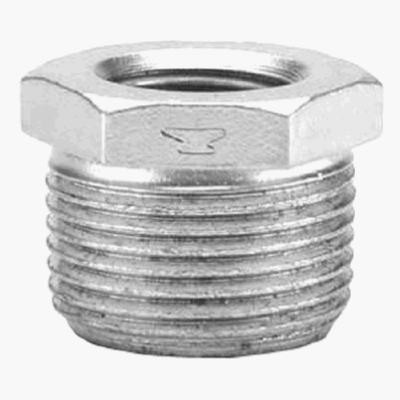 Galvanized Pipe Hex Bushing, 1-1/4 x 3/4 In.
