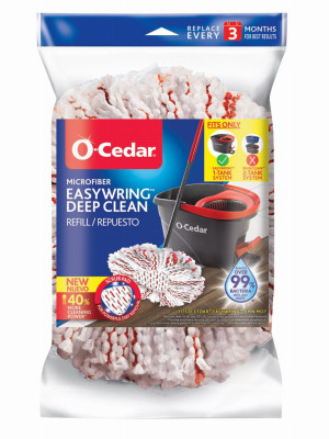 Easy Wring Spin Mop Head Refill, Microfiber