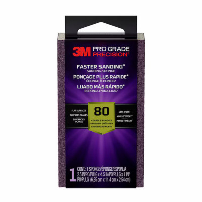 Sanding Sponge, Medium 80 Grit