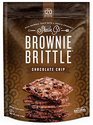 Chocolate Chip Brownie Brittle, 5-oz. (6 pieces)