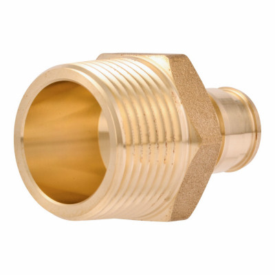 SharkBite PEX-A Brass 1/2 In. x 3/4 In. MNPT Adapter