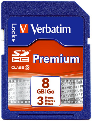 Premium Classic SDHC Memory Card, 8GB