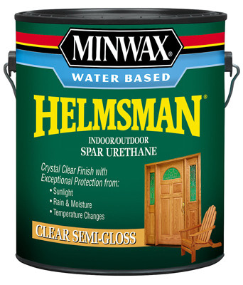 Helmsman Spar Urethane, Water Based, Semi-Gloss, Gallon (2 pieces)