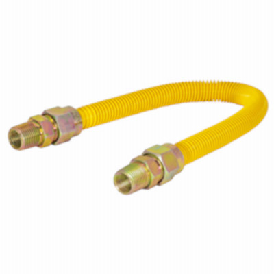 Gas Connector, 1/2 In. ID x 5/8 In. OD x 48 In.