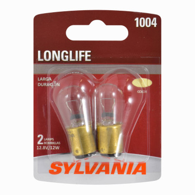1004 Long Life Miniature Clear Bulb, 1004LL BP2, 2-Pk.