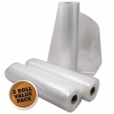 Vacuum Sealer Bags, 11 x 18-In., 3-Pk.