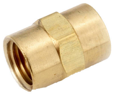 Pipe Fitting, Brass Coupling, Lead Free, 1/8 In. (10 pieces)