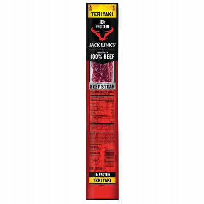 Meat Snack, Teriyaki Beef Steak, 2-oz. (12 pieces)