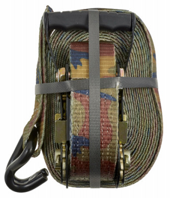 Ratchet Tie Down, Camo, 2 In. x 27 Ft.