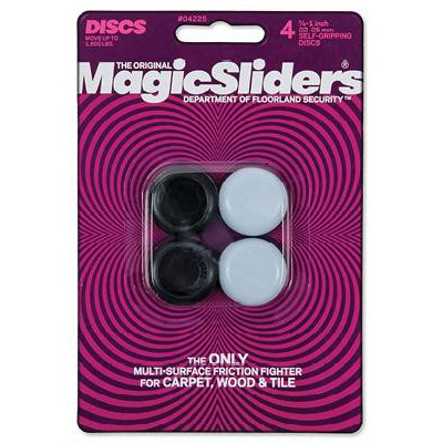 Surface Protectors, Chair & Table Grips, 7/8 x 1-In., 4-Pk.