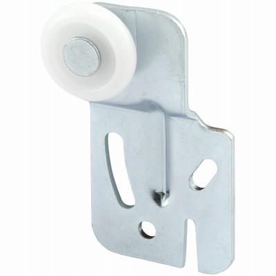 Front Closet Door Roller, 1/4 In. Offset, 7/8 In. Nylon Wheel, 2-Pk.