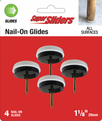 Super Slider Glides 1-1/8" Nail-On 4 Pack