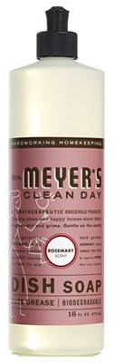 Dishwashing Liquid, Rosemary Scent, 16 oz.