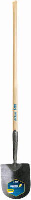 Irrigating Shovel, Round-Point, 8.875 x 10-In. Blade, 47-In. Wood Handle