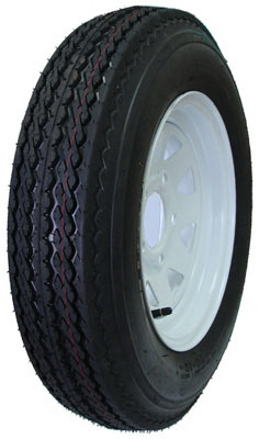 Tire & Wheel Assembly, 4-Ply, 4-Hole, 5.7-8 In.