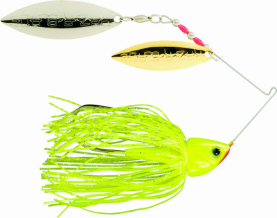 Burner Spinnerbait, Chartreuse, 3/8 oz.