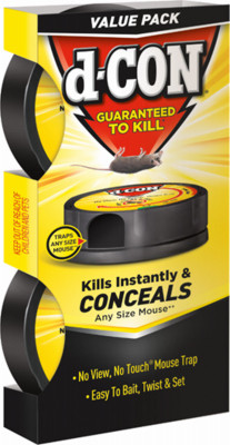 No-View No-Touch Mouse Traps, 2-Pk.