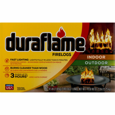 3-Hour Firelogs, 4.5-Lbs. Each, 6-Pk.