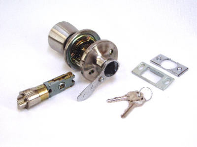 RV Keyed Entrance Lock, Stainless Steel