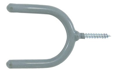 Screw-In-Tool Hooks, Zinc-Plated Steel, 4 In., -Pk. (12 pieces)