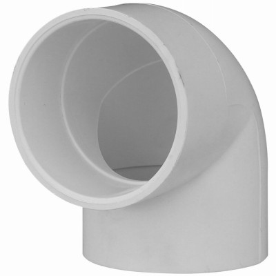 Schedule 40 PVC 90-Degree Pressure Elbow, White, 3/4 In.
