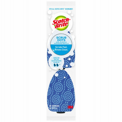 Scrub Dots Non-Scratch Dish Wand Refills, 2-Pk.