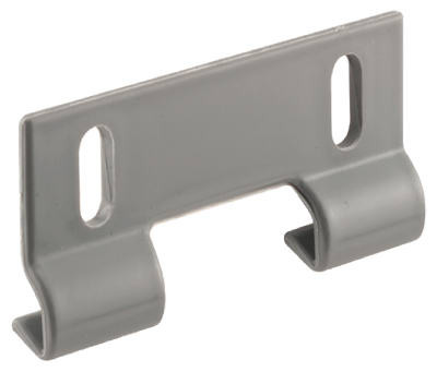 Shower Door Bottom Hook Guide, Plastic, 2 In. Hole Center Spacing