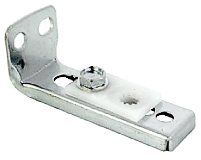 Bi-Fold Door Floor Pivot Bracket, Nylon/Steel, 1-Pk.