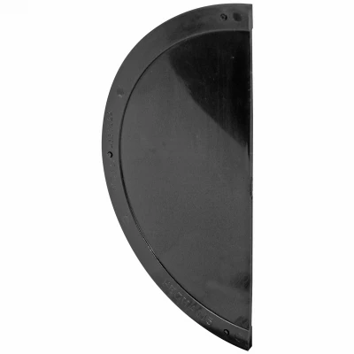 Sliding Door Screen Shield, Black Plastic