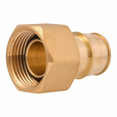 SharkBite PEX-A Brass 3/4 In. x 3/4 In. FNPT Swivel Adapter