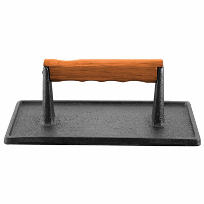 Cast Iron Meat Press, Rectangular