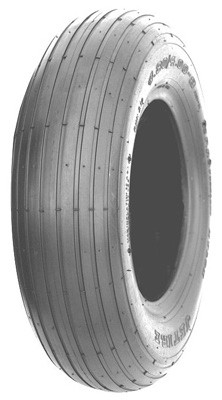 Wheelbarrow Tire, Rib Tread, 4-Ply, 4.80/4.00-8 In.