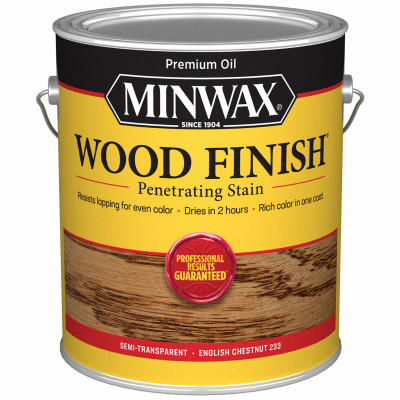Wood Finish Penetrating Stain, English Chestnut, 1-Gallon (2 pieces)