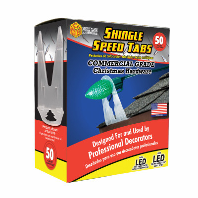 Christmas Light Shingle Speed Tab, 50-Ct.