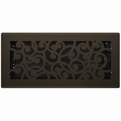 Signature Series Floor Register, Bronze Age Wonderland, Steel, 4 x 10 In.