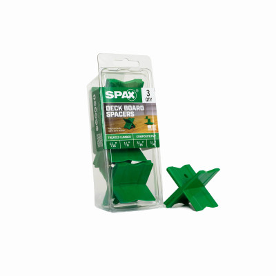 Deck Board Spacer & Measurement Tool – Ensures Quick, Consistent Gaps for Easy Installation (3 Pack)