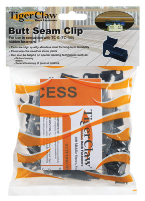 Butt Seam Clips, 55-Pk.