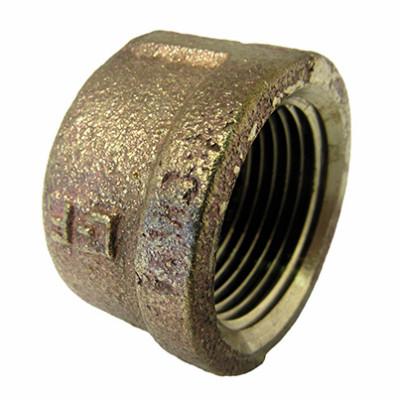 3/4 In. FPT Brass Cap, Lead Free