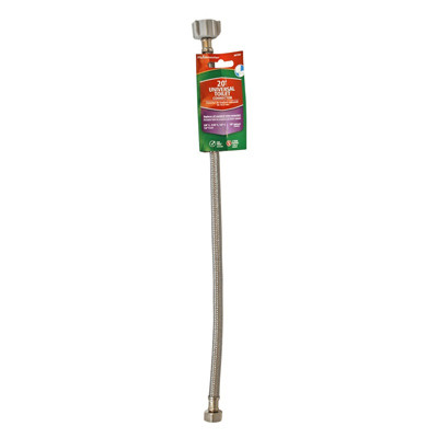 Fits-All Toilet Connector, 20-In.