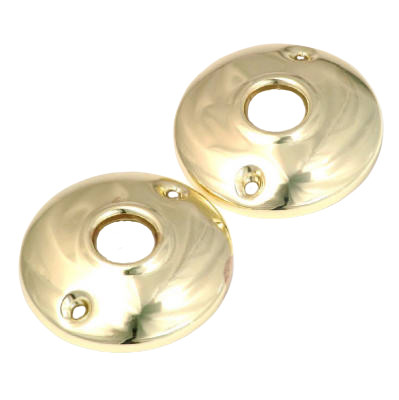 Brass-Plated Steel Replacement Roses, 2-1/2 In., 2-Pk.
