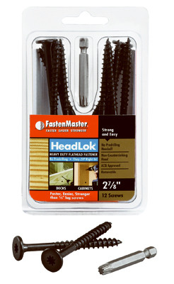 Headlok Screws, 2-7/8 In., 12-Pk.