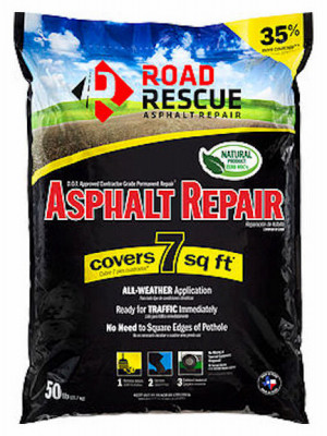 Asphalt Concrete Pothole Repair, Covers 7 Sq. Ft., 50 Lbs.