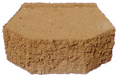 Castle Retaining Wall Block, Tan, 12 In. (126 pieces)