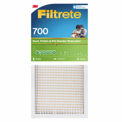 20x20 x 1 In. Electrostatic Pleated Air Filter, 700 MPR (4 pieces)
