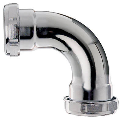90 Degree Repair Coupling, Chrome Plated, 1-1/4 x 1-1/4 In.
