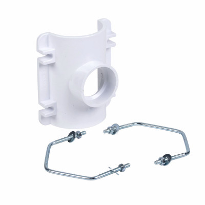 Schedule 40 DWV PVC Saddle Tee Pipe Kit, 3 x 2 In.